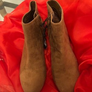Suede ankle boots